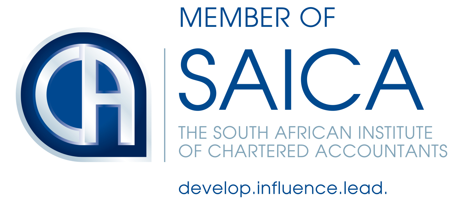 SAICA-Member-of Member of SAICA logo with the CA letters and the slogan develop.influence.lead.